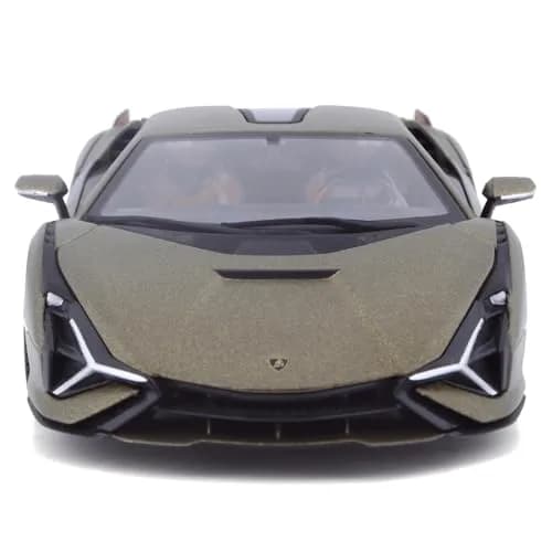 Bburago 1:24 Lamborghini Sián FKP 37 Die-Cast Model Car - Green | Detailed Collector's Item thumbnail 4