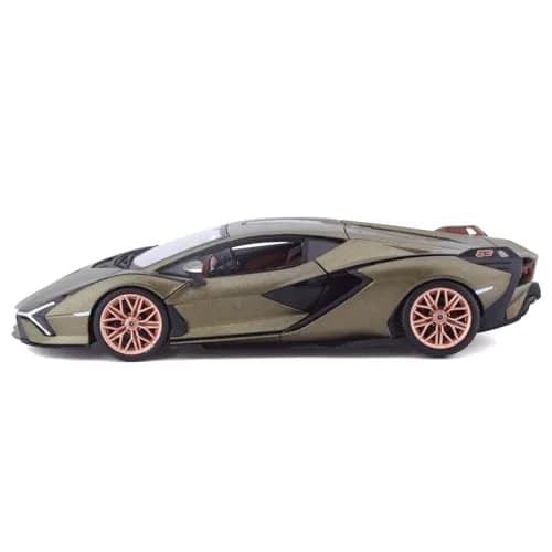 Bburago 1:24 Lamborghini Sián FKP 37 Die-Cast Model Car - Green | Detailed Collector's Item thumbnail 6
