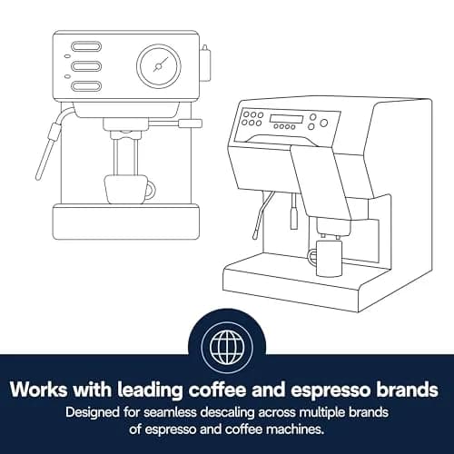 De'Longhi EcoDecalk Descaler 2-Pack 1000ml (33.8 Fl Oz) | Eco-Friendly Universal Limescale Solution for Coffee & Espresso Machines thumbnail 6