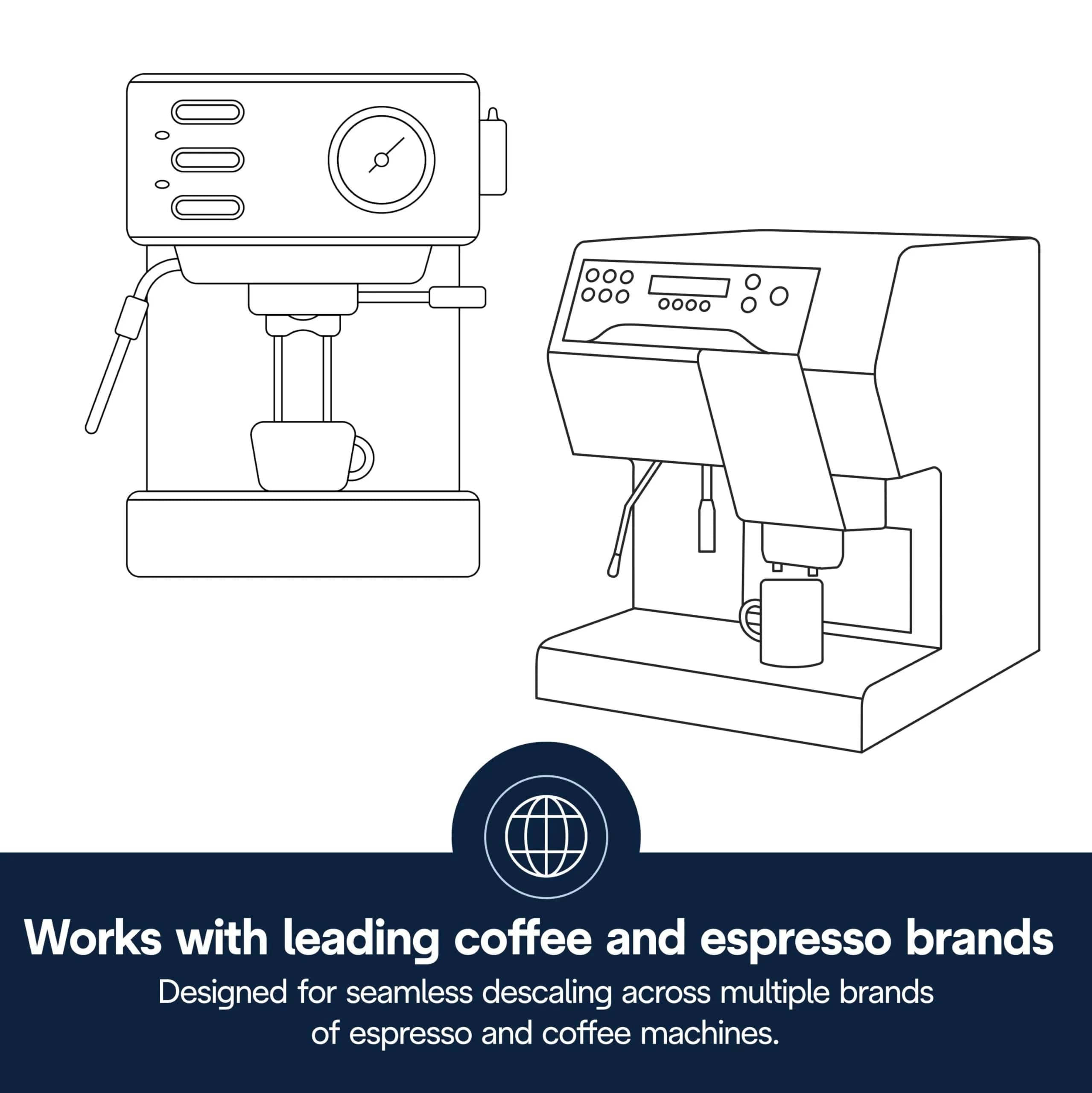 De'Longhi EcoDecalk Descaler 2-Pack 1000ml (33.8 Fl Oz) | Eco-Friendly Universal Limescale Solution for Coffee & Espresso Machines - view 6