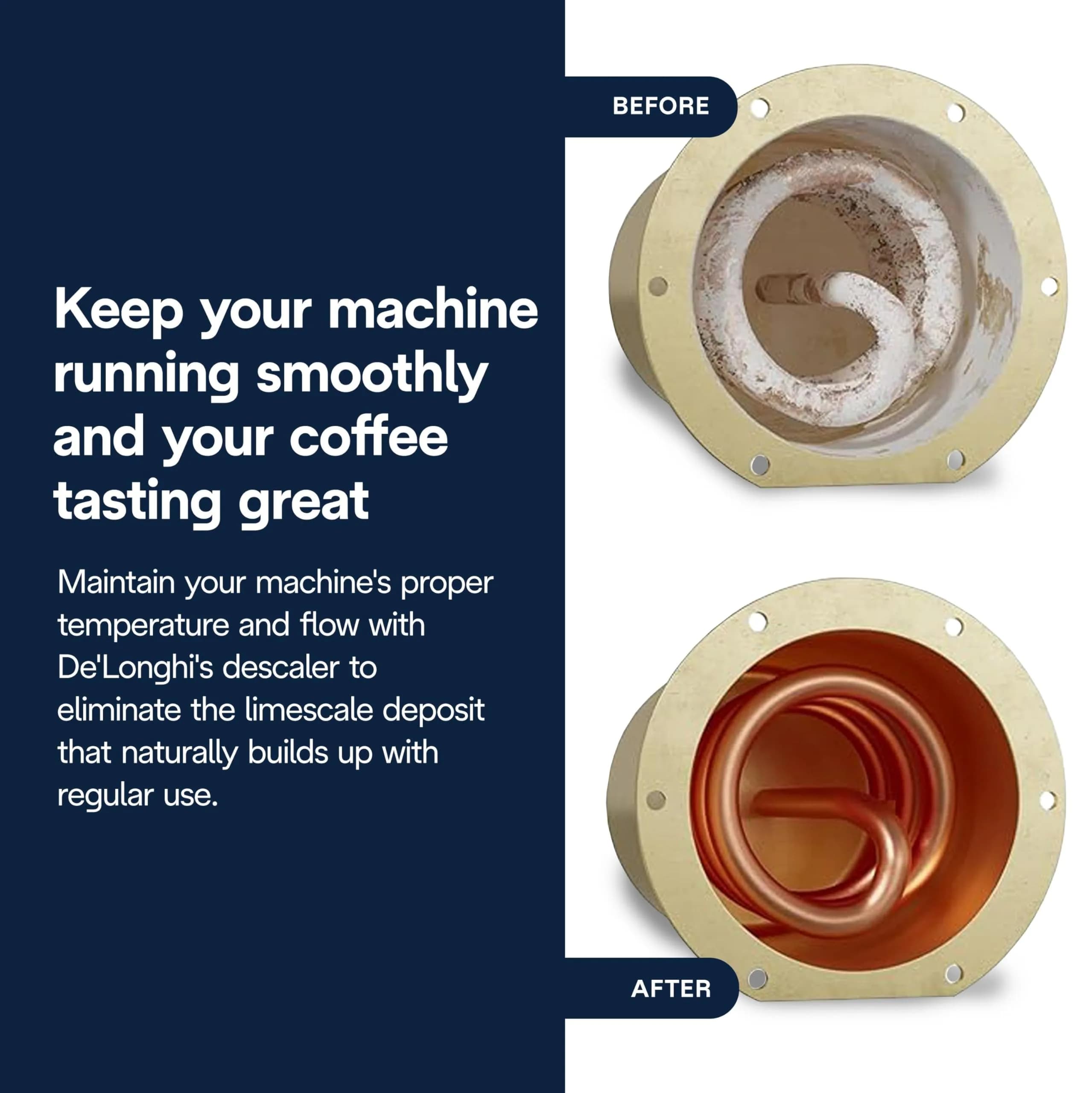 De'Longhi EcoDecalk Descaler 16.9 Fl Oz (Pack of 2) - Universal Coffee Machine Cleaning Solution - view 3