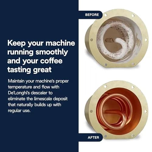 De'Longhi EcoDecalk Descaler 2-Pack 1000ml (33.8 Fl Oz) | Eco-Friendly Universal Limescale Solution for Coffee & Espresso Machines thumbnail 3