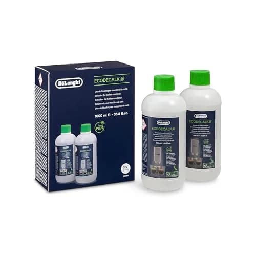 De'Longhi EcoDecalk Descaler 200ml (6.8 Fl Oz) | Eco-Friendly Universal Descaling Solution for Coffee & Espresso Machines — 16.9 Fl Oz