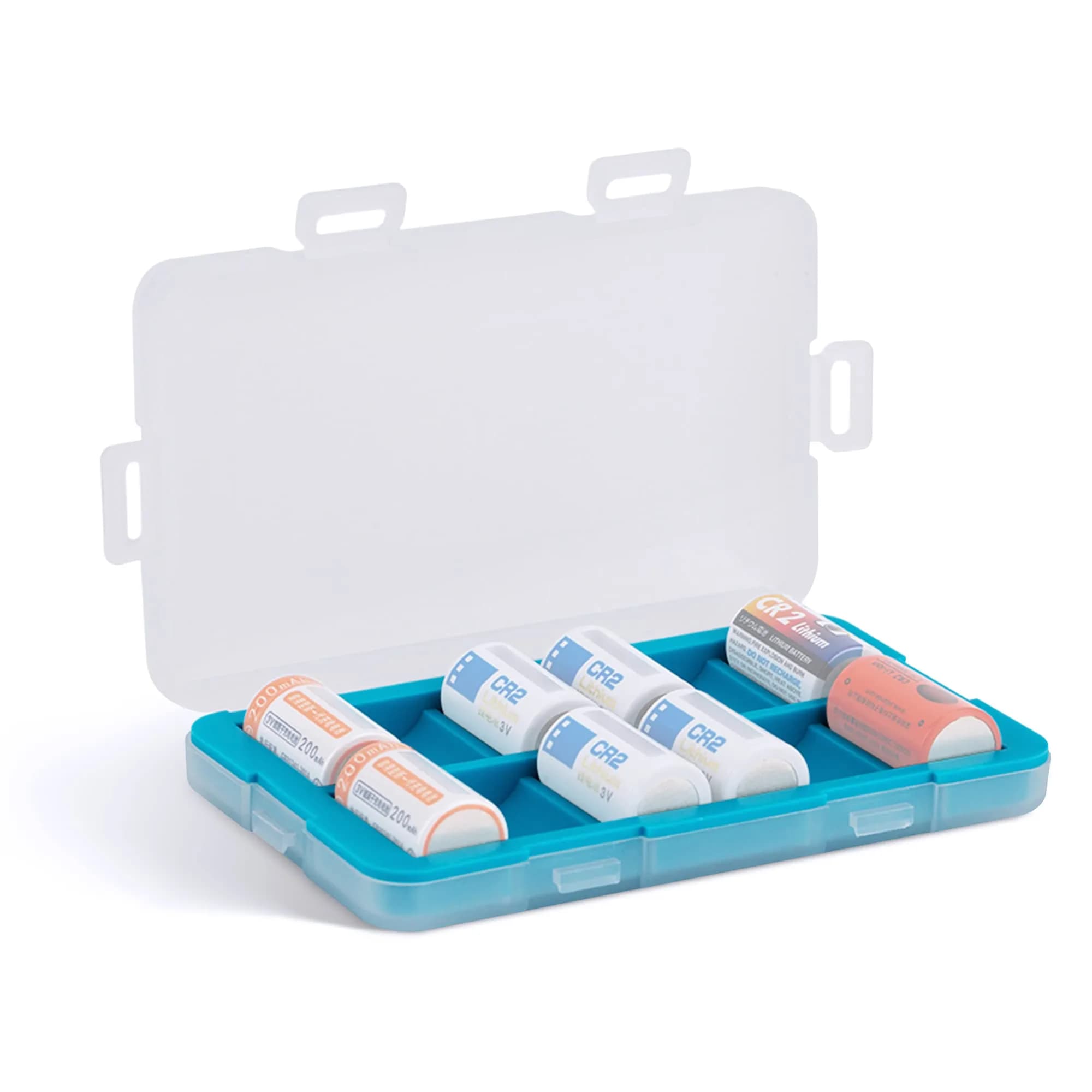 JJC CR2 Battery Case Holder, Storage Box for 12 x CR 2 CR15H270 Batteries | Compact & Durable