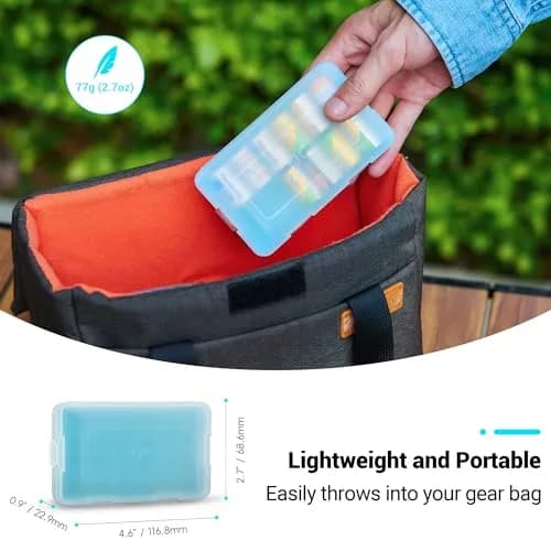 JJC CR2 Battery Case Holder, Storage Box for 12 x CR 2 CR15H270 Batteries | Compact & Durable thumbnail 6
