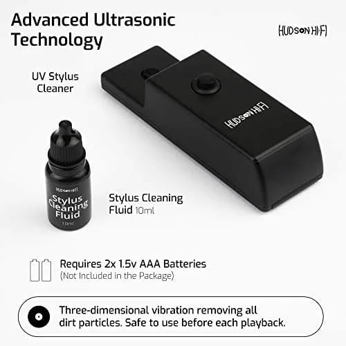 Hudson Hi-Fi Ultra Sonic Stylus Cleaner | 10ml (0.338 Fl Oz) | Cleans Vinyl Needles in 15 Seconds thumbnail 5