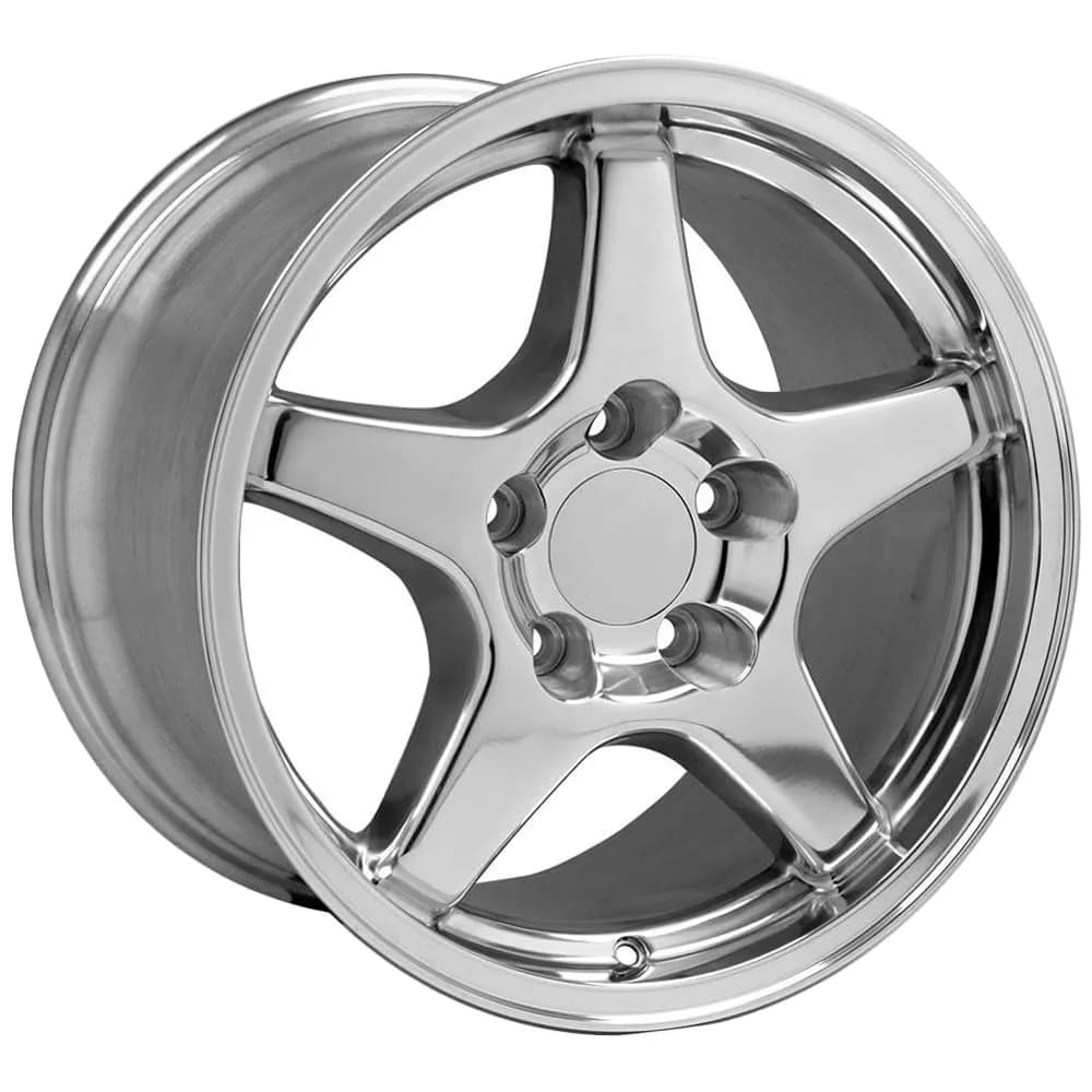 OE Wheels LLC CV01-17095-5475-56P Polished Wheel Painted 17 in | 9.5 in width, 5 x 120 mm, 56 mm Offset - main product image