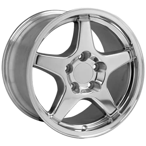 OE Wheels LLC CV01-17095-5475-56P Polished Wheel Painted 17 in | 9.5 in width, 5 x 120 mm, 56 mm Offset thumbnail 1