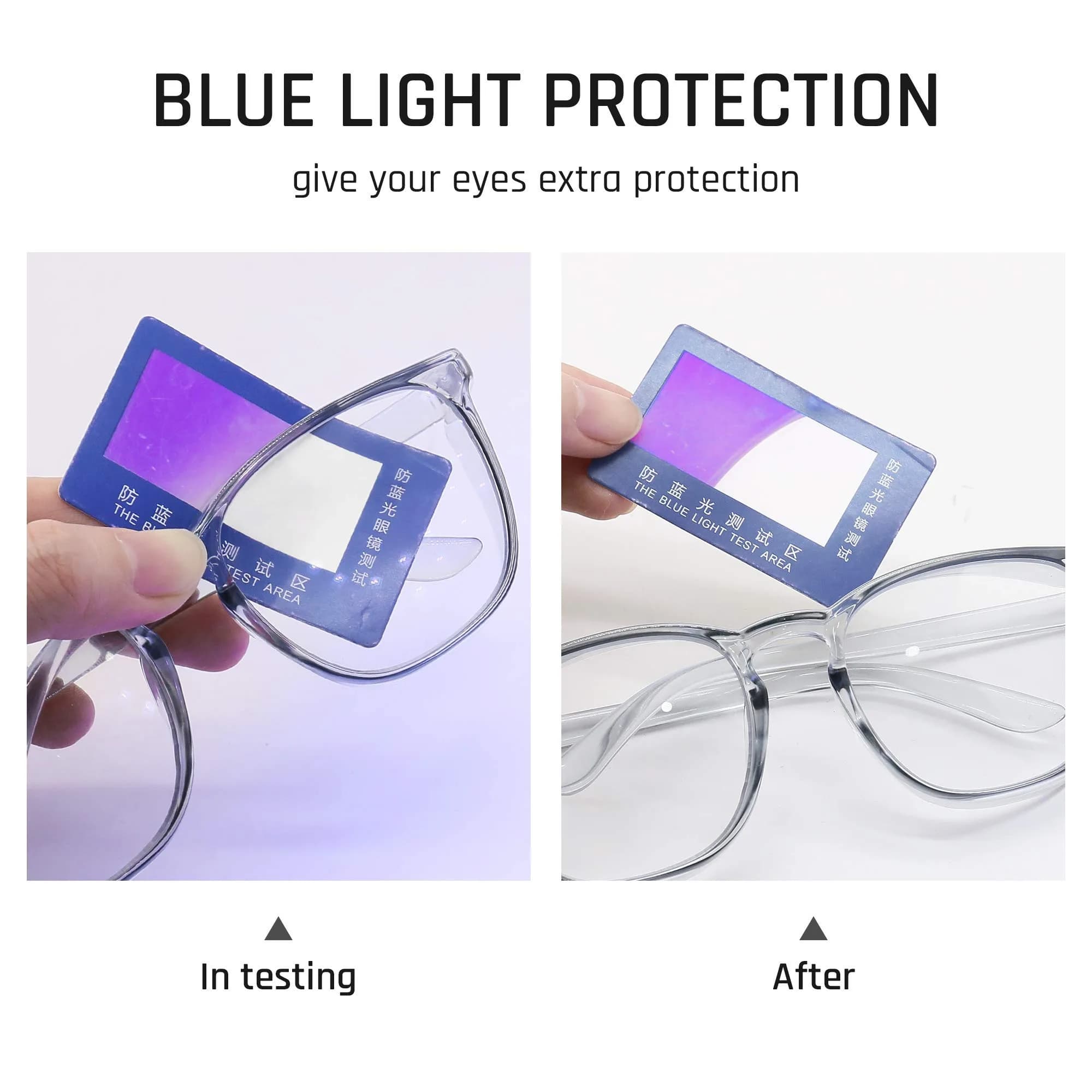 TOREGE Safety Glasses with Clear Anti-Fog & Anti-Scratch Lenses | Lightweight Eye Protection for Men & Women - view 5