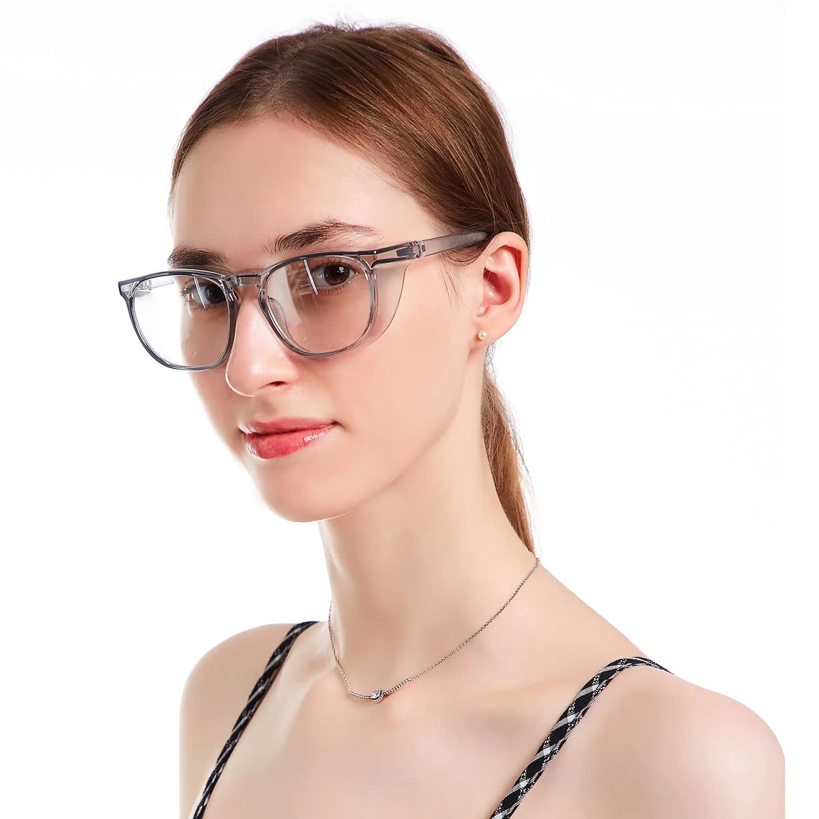 TOREGE Safety Glasses with Clear Anti-Fog & Anti-Scratch Lenses | Lightweight Eye Protection for Men & Women - view 9