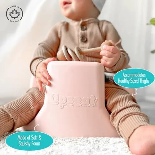 Upseat Baby Floor & Booster Seat with Tray 4-24 Months | Ergonomic & Safe thumbnail 4