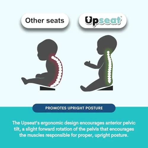Upseat Baby Floor & Booster Seat with Tray 4-24 Months | Ergonomic & Safe thumbnail 5
