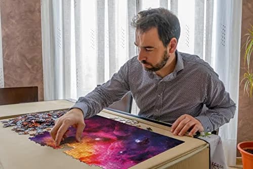 Henley Place Starry Galaxy Space Puzzle for Adults, 1000 Piece Jigsaw Puzzle with Poster | Educational Toy for Kids & Families thumbnail 4