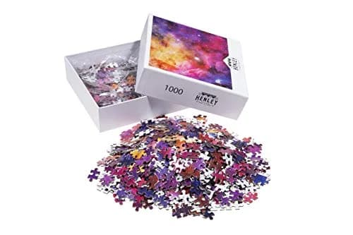 Henley Place Starry Galaxy Space Puzzle for Adults, 1000 Piece Jigsaw Puzzle with Poster | Educational Toy for Kids & Families thumbnail 2