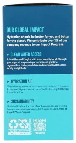 Liquid I.V. Hydration Multiplier Lemon Lime 0.56 Oz | Faster Electrolyte Replenishment for Active Adults thumbnail 4