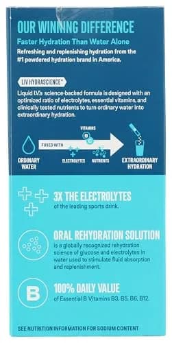 Liquid I.V. Hydration Multiplier Lemon Lime 0.56 Oz | Faster Electrolyte Replenishment for Active Adults thumbnail 2