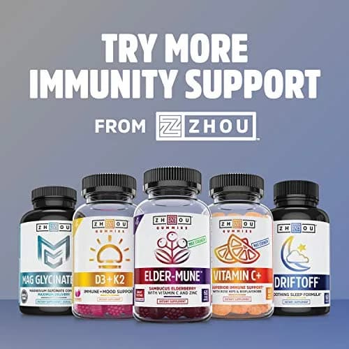 ZHOU Zinc Defender - Zinc Supplements for Men & Women - 60 Capsules | Immune & Nerve Support thumbnail 4