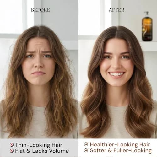 Majestic Pure Biotin Shampoo Sulfate & Paraben Free - 16 Fl Oz (473ml) | Promotes Fuller, Longer, Healthier Hair thumbnail 6