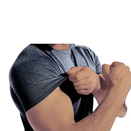 GYMELITE Men's 3pack Short Sleeve Moisture Wicking T-Shirts | Anti-Stink, Quick Dry, Breathable, Comfortable Fit thumbnail 7