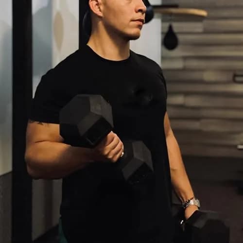 GYMELITE Men's 3pack Short Sleeve Moisture Wicking T-Shirts | Anti-Stink, Quick Dry, Breathable, Comfortable Fit thumbnail 9
