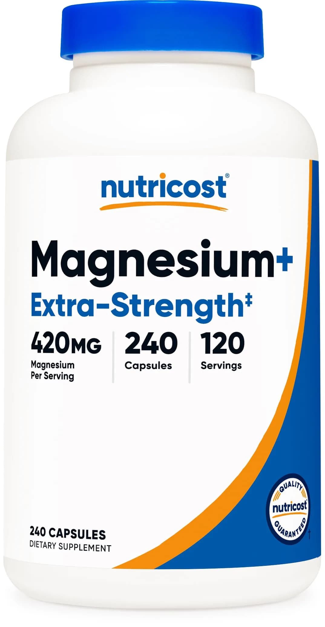 Nutricost Magnesium+ Extra Strength 420mg | Vegan, Gluten Free Capsules for Adults