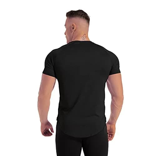 GYMELITE Men's 3pack Short Sleeve Moisture Wicking T-Shirts | Athletic Performance Fit thumbnail 5