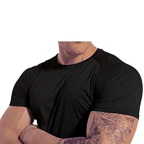 GYMELITE Men's 3pack Short Sleeve Moisture Wicking T-Shirts | Athletic Performance Fit thumbnail 6