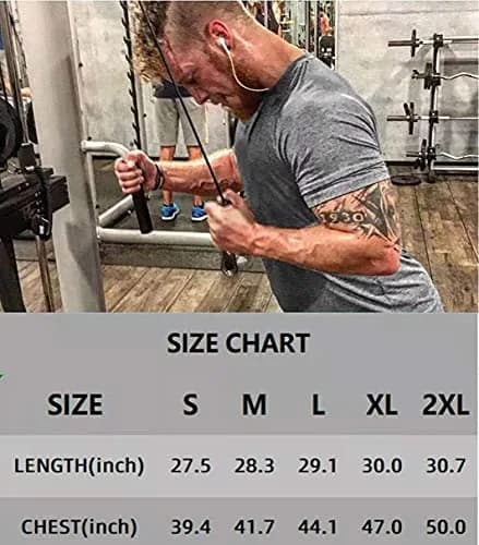 GYMELITE Men's 3pack Short Sleeve Moisture Wicking T-Shirts | Athletic Performance Fit thumbnail 8