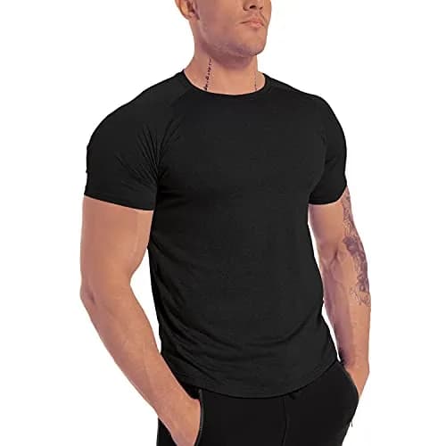 GYMELITE Men's 3pack Short Sleeve Moisture Wicking T-Shirts | Athletic Performance Fit thumbnail 2