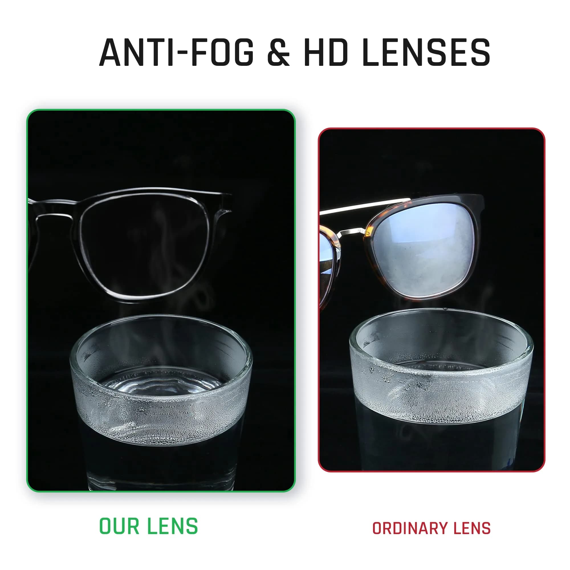 TOREGE Safety Glasses with Clear Anti-Fog Lenses | Lightweight Protective Eyewear - view 5