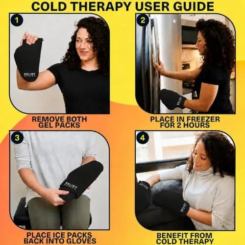 CTR BAND Relief Genius Cold Therapy Socks with Reusable Gel Ice Packs - Large (1 Pair) | Foot Pain & Inflammation Relief thumbnail 8