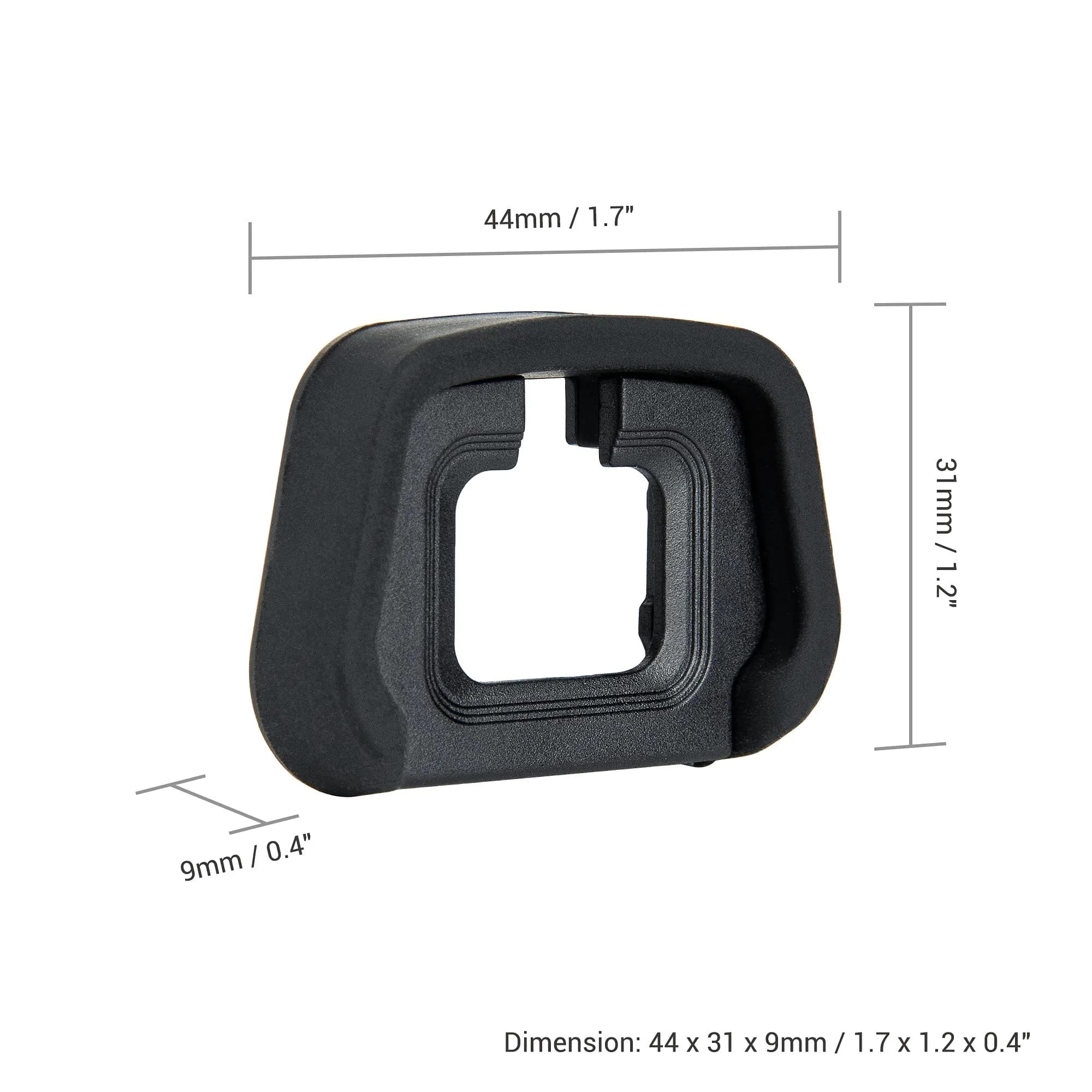 JJC DK-29 Eyepiece Eyecup for Nikon Z7 II Z7 Z6 III Z6 II Z6 Z5, 2-Pack | Soft Silicone Extended Viewfinder Replace Nikon DK-29 Rubber Eye Cup - view 6