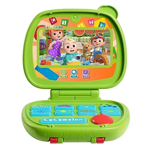 CoComelon Sing and Learn Laptop Toy for Toddlers 18+ Months | Lights, Sounds, Music, Letters, Numbers, Shapes, Animals thumbnail 3