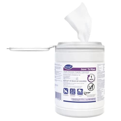 Oxivir Diversey Tb Disinfectant Wipes, Accelerated Hydrogen Peroxide Cleaner, Unscented, 160 Wipes | EPA Registered 70627-60 thumbnail 3