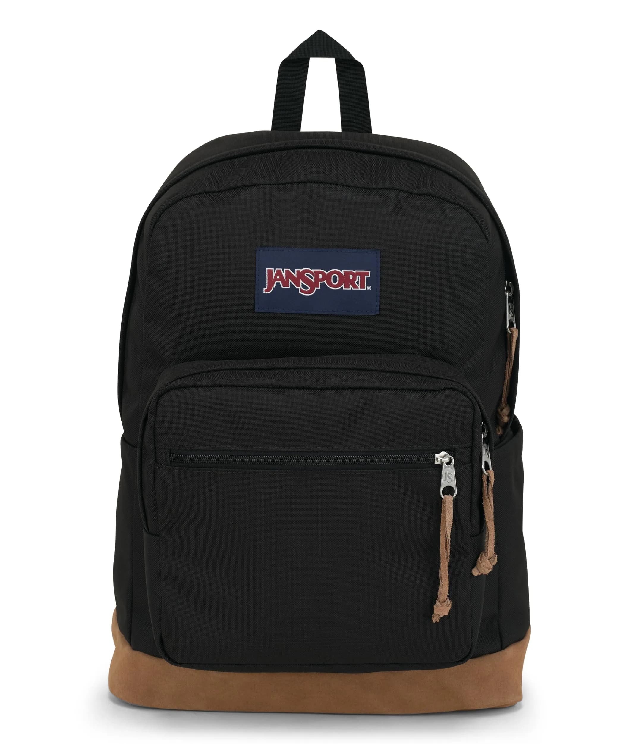 JanSport Right Pack Backpack - Durable Daypack with Padded 15" Laptop Sleeve, Spacious Main Compartment & Water Bottle Pocket - Black — Black