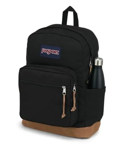 JanSport Right Pack Backpack - Durable Daypack with Padded 15" Laptop Sleeve, Spacious Main Compartment & Water Bottle Pocket - Black thumbnail 3