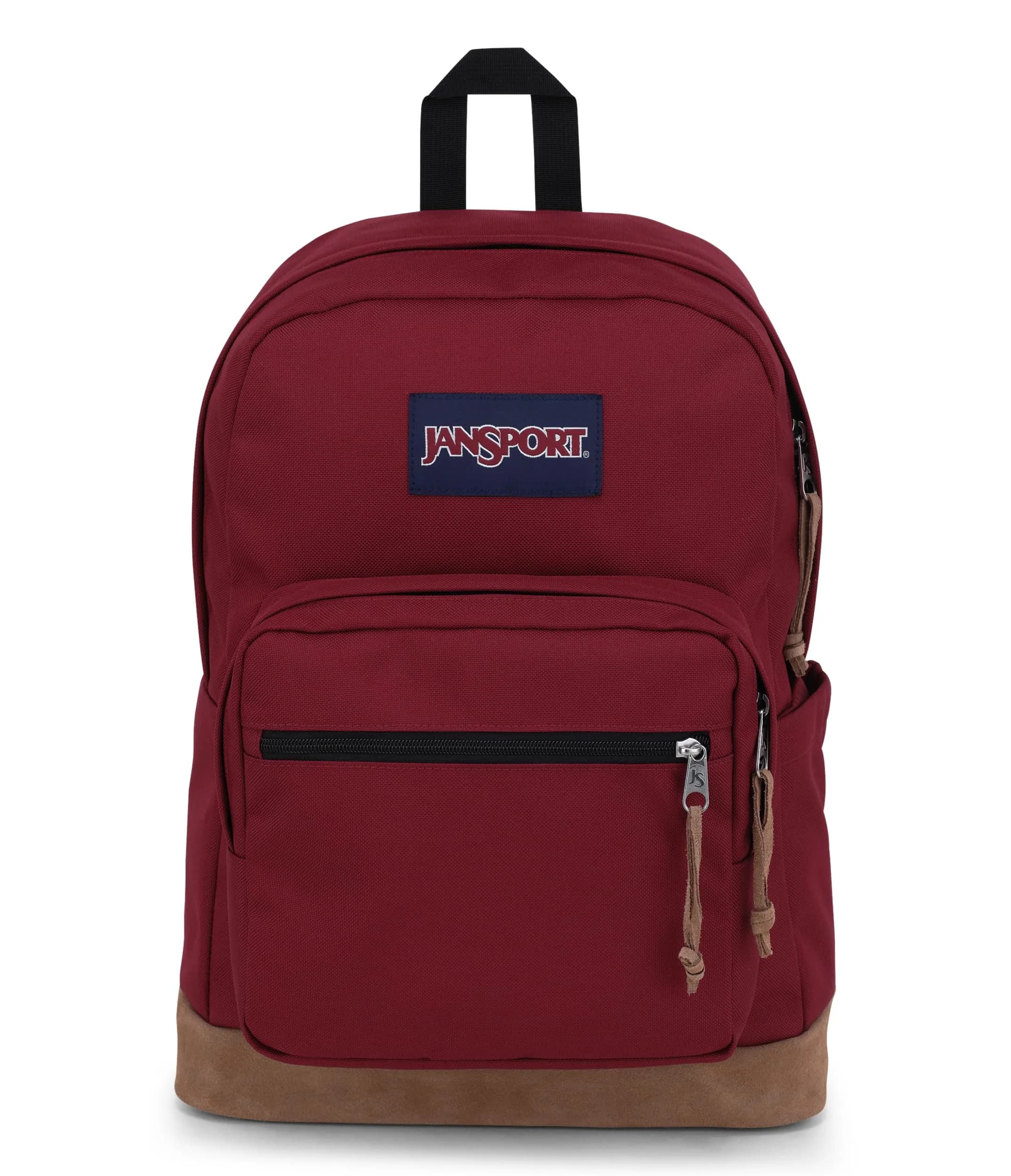 JanSport Right Pack Backpack - Durable Daypack with Padded 15" Laptop Sleeve, Spacious Main Compartment & Water Bottle Pocket - Russet Red — Russet Red