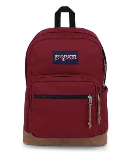 JanSport Right Pack Backpack - Durable Daypack with Padded 15" Laptop Sleeve, Spacious Main Compartment & Water Bottle Pocket - Russet Red thumbnail 1