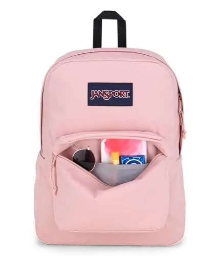 JanSport Superbreak Backpack - Durable, Lightweight, 26L (0.92 cu ft) | Misty Rose thumbnail 5
