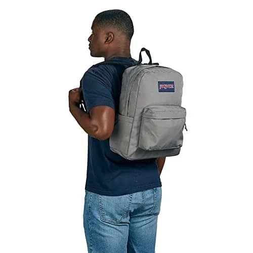 JanSport Superbreak Backpack Graphite Grey 26L (15.6 x 12.5 x 5.5 in) | Durable Lightweight Everyday Carry thumbnail 5