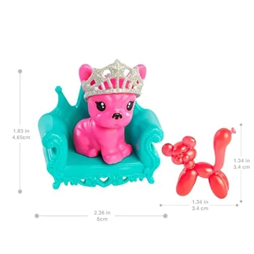 Barbie Color Reveal Pet, Party Series | Blue Metallic Coating & 5 Surprises, Kid-Friendly (70-120 chars) thumbnail 5