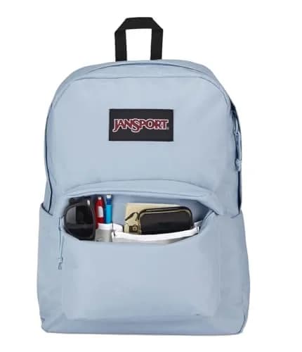 JanSport Superbreak Backpack Blue Dusk 26L (15.6" Laptop) | Durable & Lightweight Daypack thumbnail 4