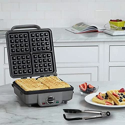 StarBlue Mini Waffle Tongs 8 Inches (20.3 cm) | Heat-Resistant Silicone & Nylon Serving Tongs with Lock thumbnail 7