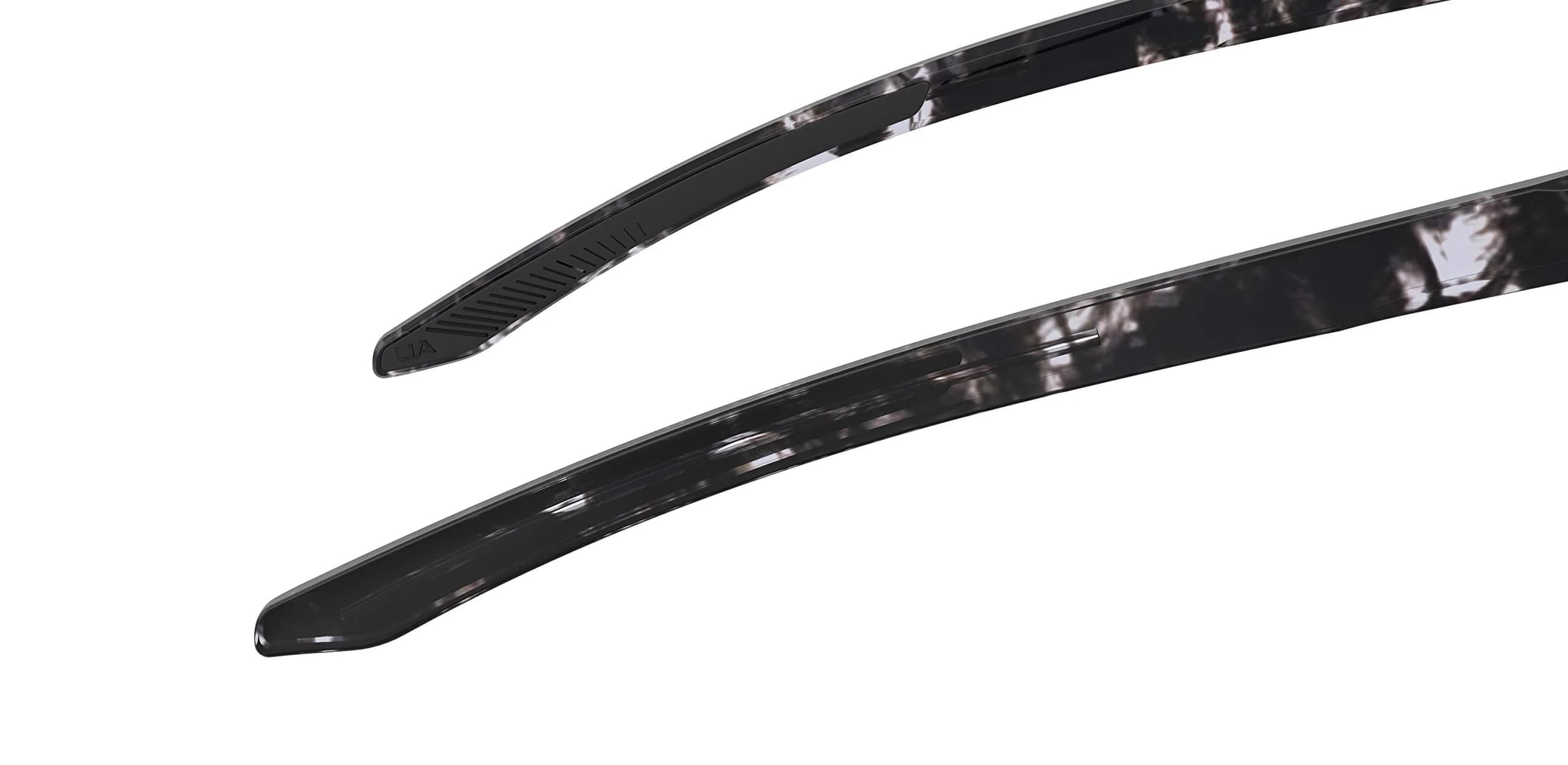 Under Armour Hustle Rectangular Sunglasses | 58mm (2.28in) Lens Width, 19mm Bridge, 145mm Temple - view 4
