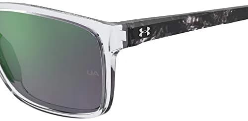 Under Armour Hustle Rectangular Sunglasses | 58mm (2.28in) Lens Width, 19mm Bridge, 145mm Temple thumbnail 2