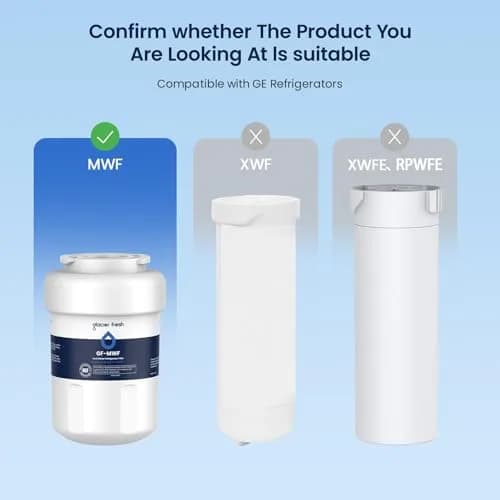 GLACIER FRESH MWF Refrigerator Water Filter 2-Pack | NSF Certified for Purer Water thumbnail 2