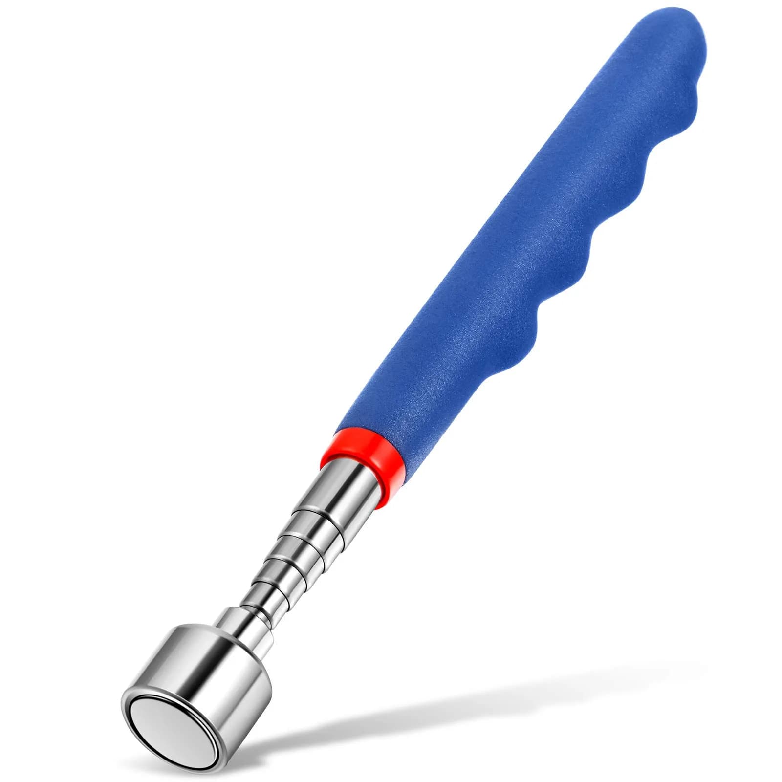 Patelai Telescoping Magnetic Pickup Tool, Blue | 20 lb Magnetic Force, 30 inch Extendable Stick for Home & Workshop — Blue
