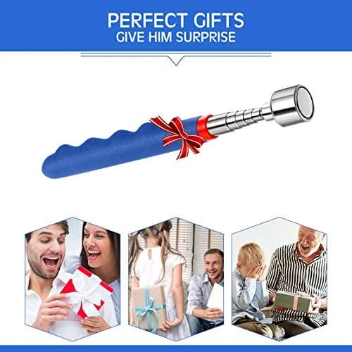 Patelai Telescoping Magnetic Pickup Tool, Blue | 20 lb Magnetic Force, 30 inch Extendable Stick for Home & Workshop thumbnail 5