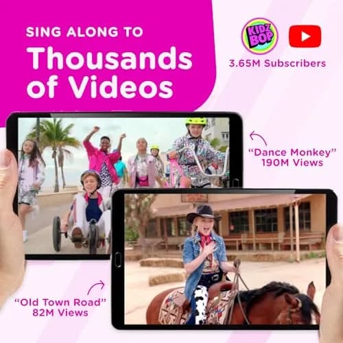 Move2Play Kidz Bop Karaoke Microphone Pink | Bluetooth Connectivity & 4 Voice Effects thumbnail 6