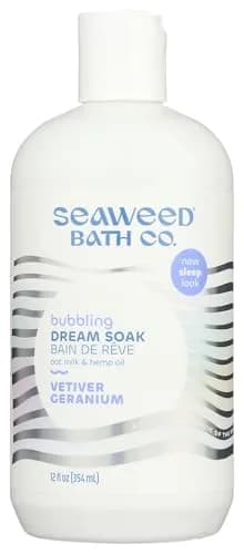 The Seaweed Bath Co. Bubbling Dream Soak, Vetiver Geranium Scent, 12 Fl Oz | Nourishing Marine Ingredients thumbnail 4